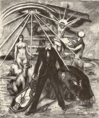Frank Budgen, illustration for 'Proteus' chapter of James Joyce's 'Ulysses'